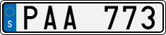 License plate of Sweden, Regular plates
