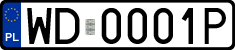 License plates of Poland, Regular car plates