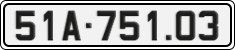 License plate of Vietnam, Cars