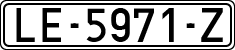 License plates of Spain, 1971 year series