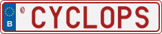 License plate of Belgium, Vanity Plates (2014)