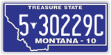 Montana, 1-12345A / 10-1234A