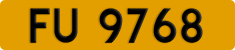 License plate of Hong Kong, AB 1234