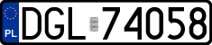 License plates of Poland, Regular car plates