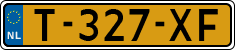License plate of the Netherlands, Cars