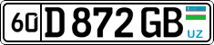 License plate of Uzbekistan, Private owners