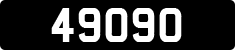 License plate of Guernsey, Regular plates