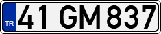 License plate of Turkey, Regular plates