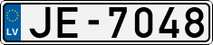 License plate of Latvia, Regular car plates