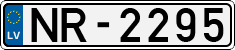 License plate of Latvia, Regular car plates