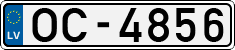 License plate of Latvia, Regular car plates