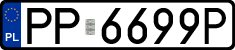 License plates of Poland, Regular car plates