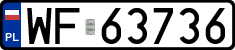 License plates of Poland, Regular car plates