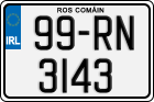 License plate of Ireland, Regular plates