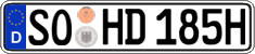 German license plate, Plates for oldtimers (type 