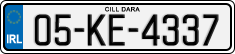 License plate of Ireland, Regular plates