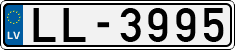 License plate of Latvia, Regular car plates