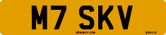 License plate of the United Kingdom, 1983 year system