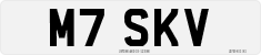 License plate of the United Kingdom, 1983 year system