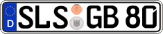 German license plate, Regular plates
