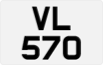 License plate of Hong Kong, AB 1234