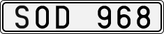 License plate of Sweden, Regular plates