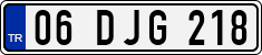 License plate of Turkey, Regular plates