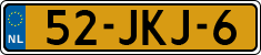 License plate of the Netherlands, Cars