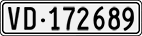 License plate of Switzerland, Cars