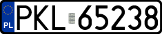 License plates of Poland, Regular car plates