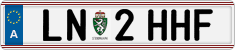 License plate of Austria, Regular plates