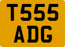 License plate of the United Kingdom, 1983 year system