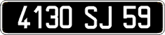 French license plate, FNI