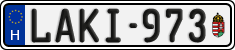 license plates of Hungary, Vanity Plates (2022)