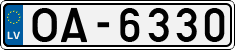 License plate of Latvia, Regular car plates