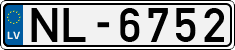 License plate of Latvia, Regular car plates