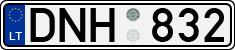 License plate of Lithuania, Cars