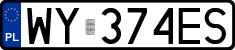 License plates of Poland, Regular car plates