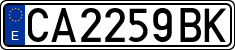License plates of Spain, 1971 year series