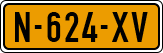 License plate of the Netherlands, Cars