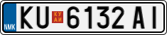 License plate of North Macedonia, Regular plates (2012)