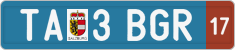 License plate of Austria, Provisional