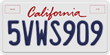 California, Vanity Plates