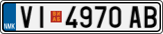 License plate of North Macedonia, Regular plates (2012)