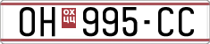 License plate of North Macedonia, Regular plates (1993)