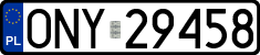 License plates of Poland, Regular car plates