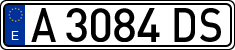 License plates of Spain, 1971 year series