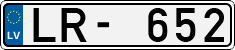 License plate of Latvia, Regular car plates