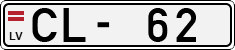 License plate of Latvia, Regular car plates