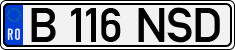 License plate of Romania, Regular plates
